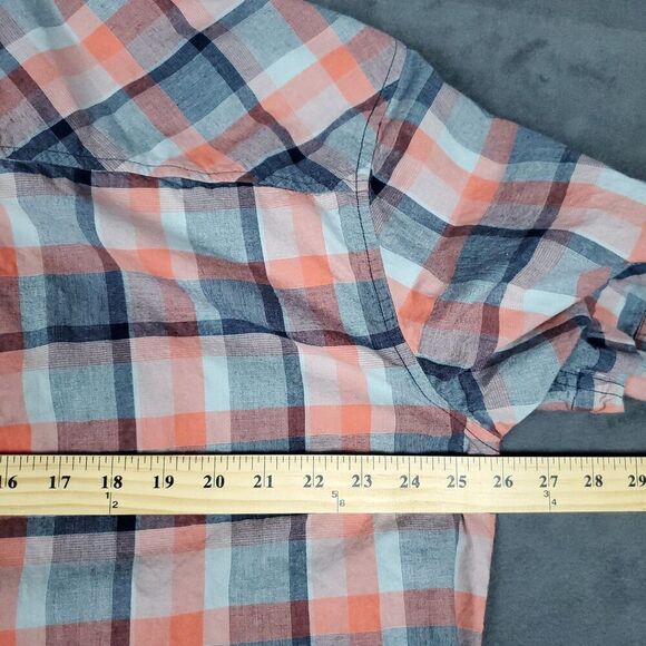 Prana Plaid Shirt Lot Of 2 Mens 2XL XXL Short Sleeve Button Up Hiking Outdoor - Picture 11 of 12
